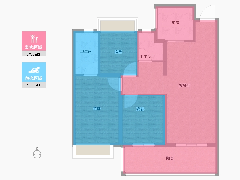 河南省-南阳市-同信府-92.01-户型库-动静分区