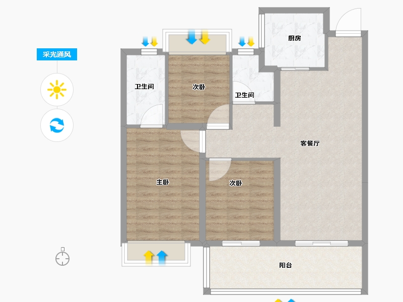 河南省-南阳市-同信府-92.01-户型库-采光通风