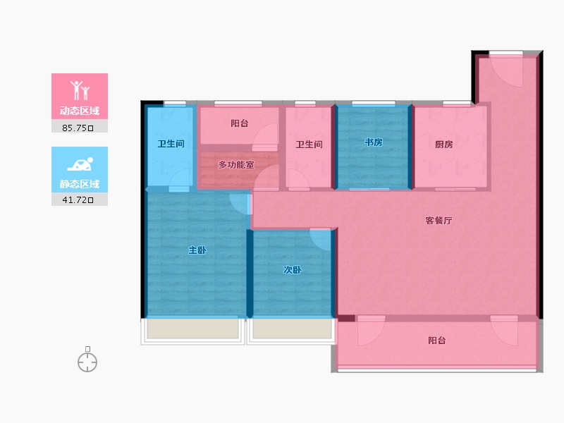 山东省-青岛市-诺德逸安居-114.00-户型库-动静分区