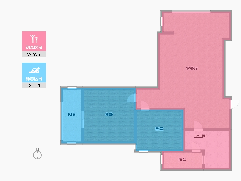 河南省-开封市-迪臣世博广场-122.40-户型库-动静分区