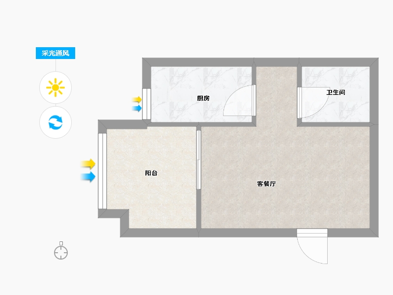 湖南省-株洲市-中建江湾壹号-36.00-户型库-采光通风