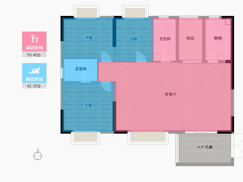 云南省-曲靖市-汇合国际-112.84-户型库-动静分区