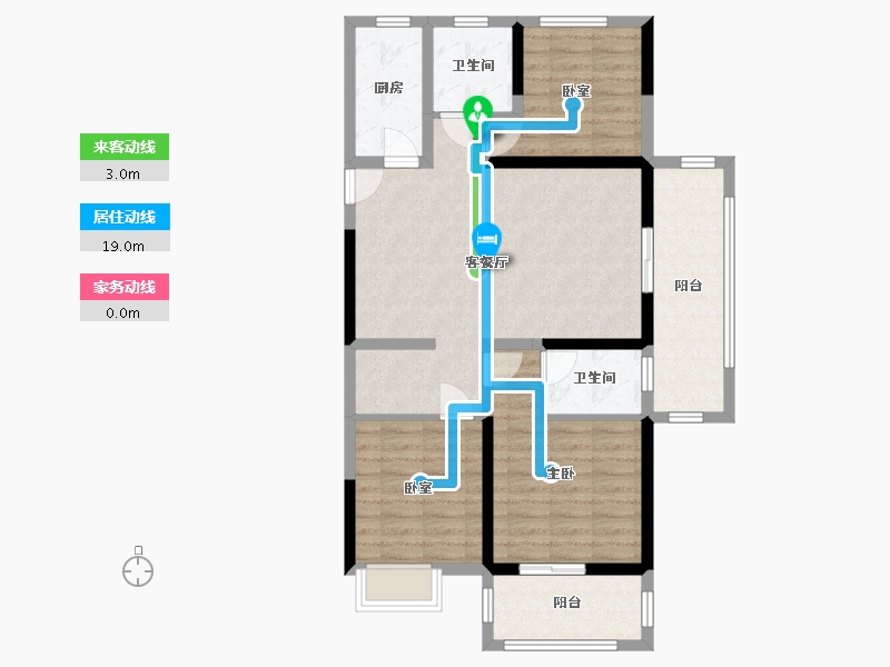 河南省-濮阳市-建业春天里-102.40-户型库-动静线