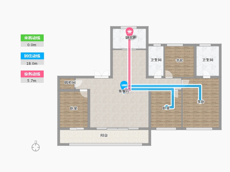 江苏省-南京市-华润置地中心·云上润府-137.93-户型库-动静线