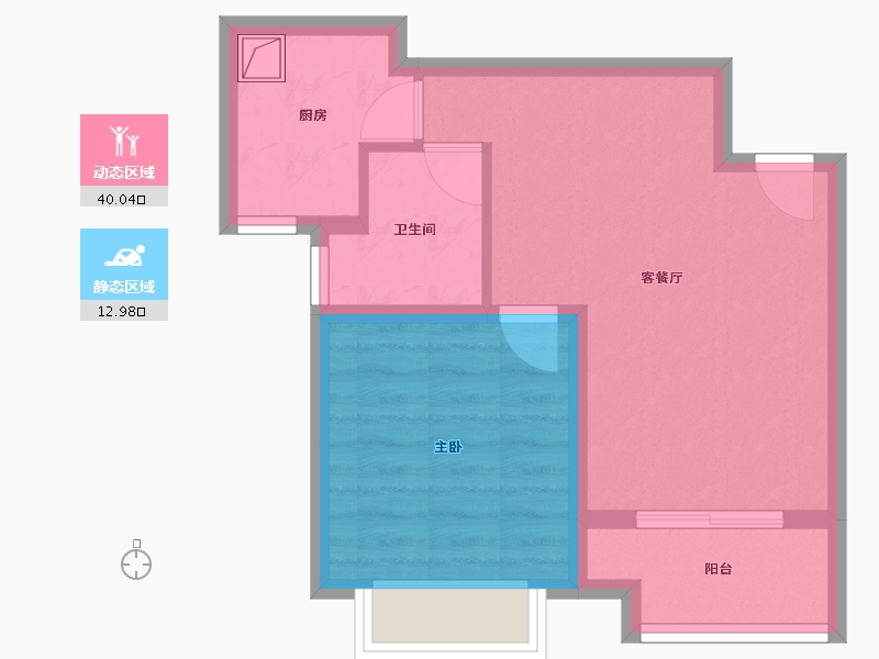 上海-上海市-汇丰名都-53.28-户型库-动静分区