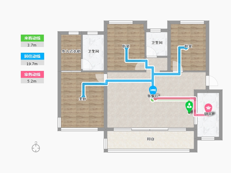 四川省-成都市-保利天府和颂-92.29-户型库-动静线