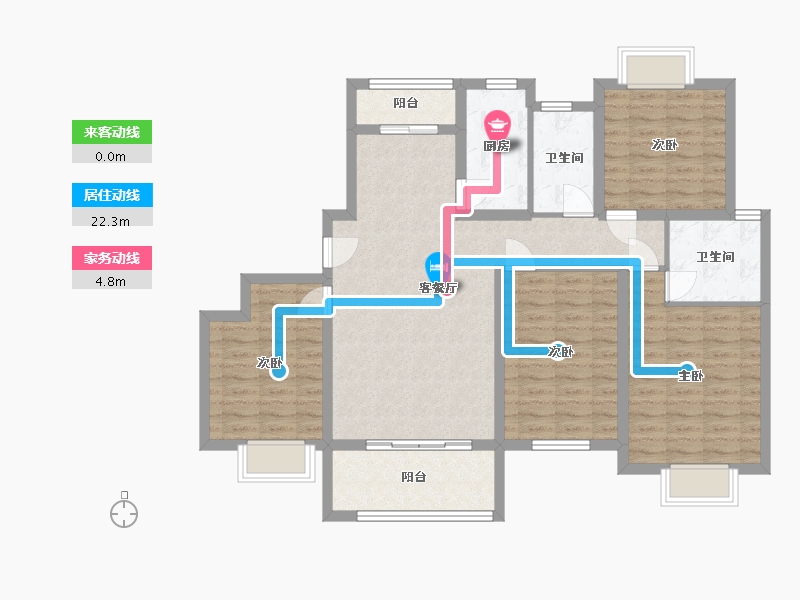 江西省-九江市-云住小区-113.33-户型库-动静线