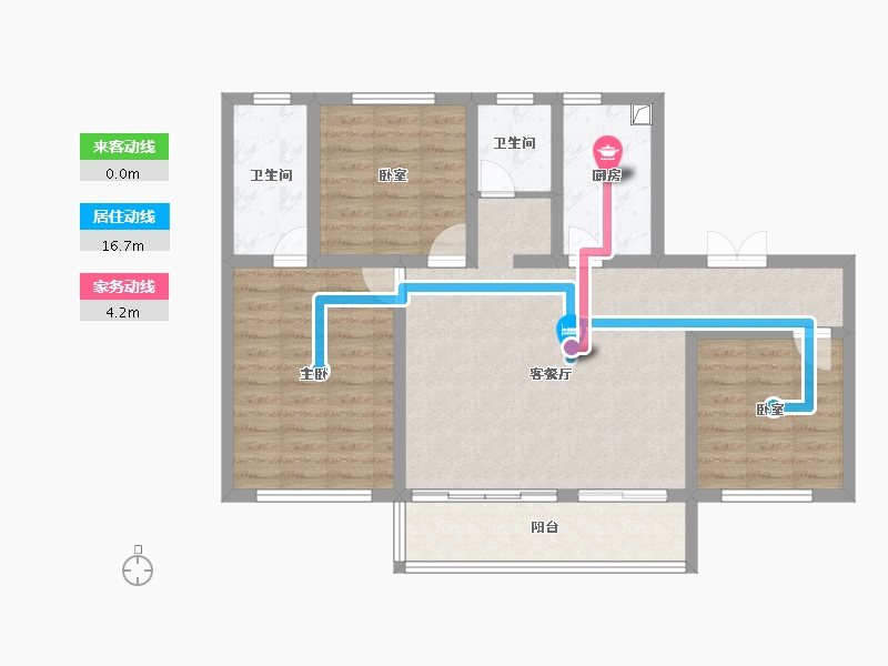 陕西省-西安市-城市风景-91.87-户型库-动静线