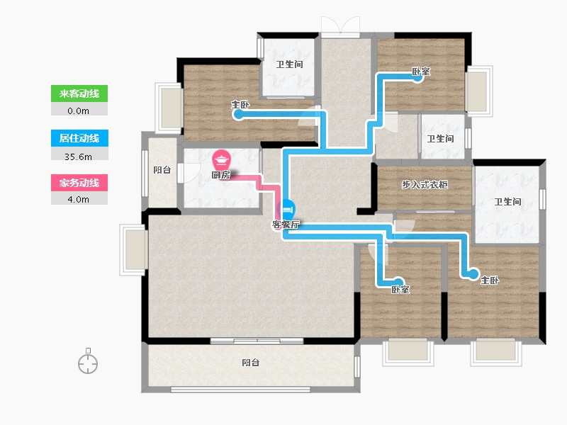 四川省-成都市-成都万达1号-157.97-户型库-动静线