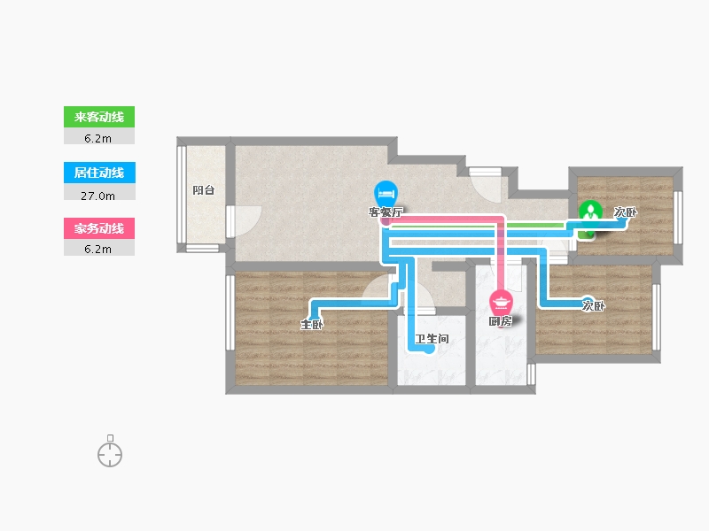 河北省-廊坊市-空港家园-71.20-户型库-动静线