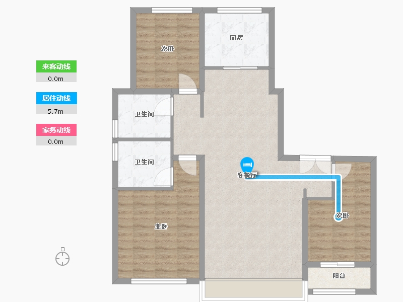 宁夏回族自治区-银川市-江南-110.40-户型库-动静线