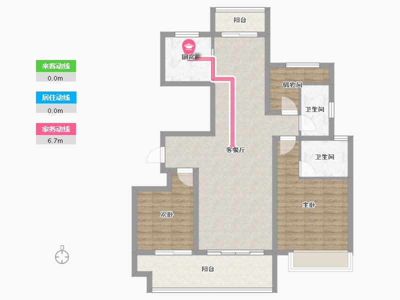 河南省-安阳市-安阳建业光明府-98.00-户型库-动静线