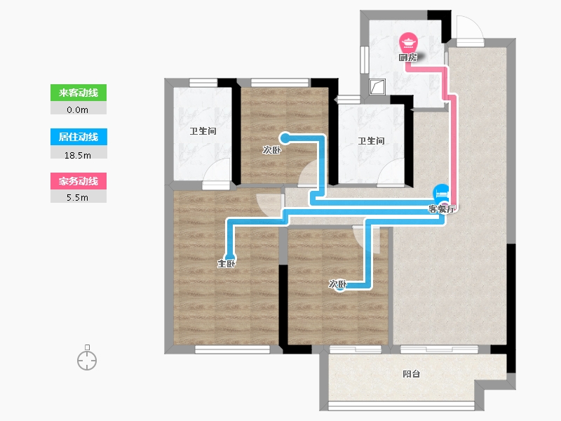 江西省-南昌市-江投青云春天-71.20-户型库-动静线