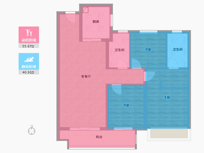 河南省-商丘市-融创观澜壹号-99.20-户型库-动静分区