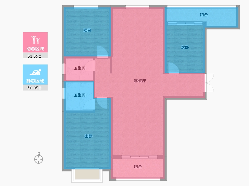 山西省-运城市-御景华府项目部-103.12-户型库-动静分区