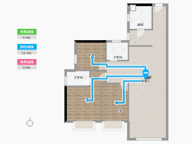 甘肃省-兰州市-瑞德名城-98.12-户型库-动静线