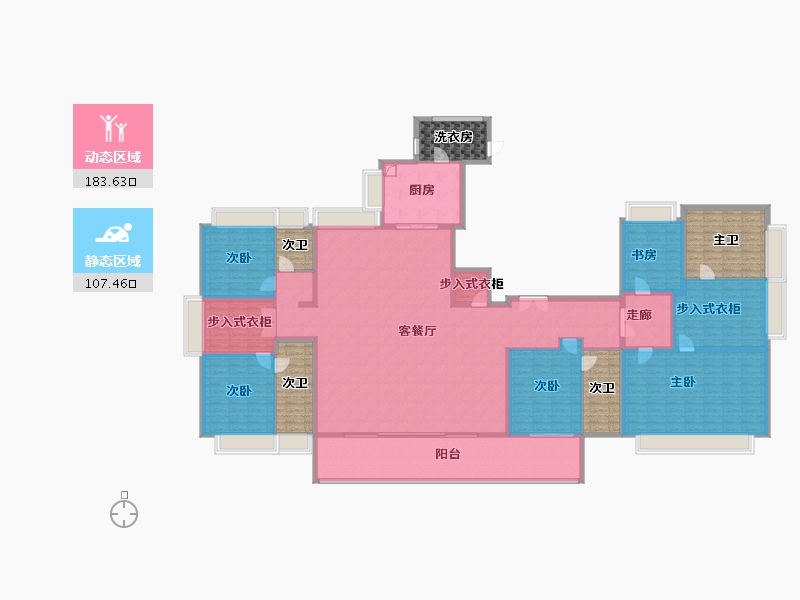 江苏省-南京市-颐和·天晟府-311.31-户型库-动静分区