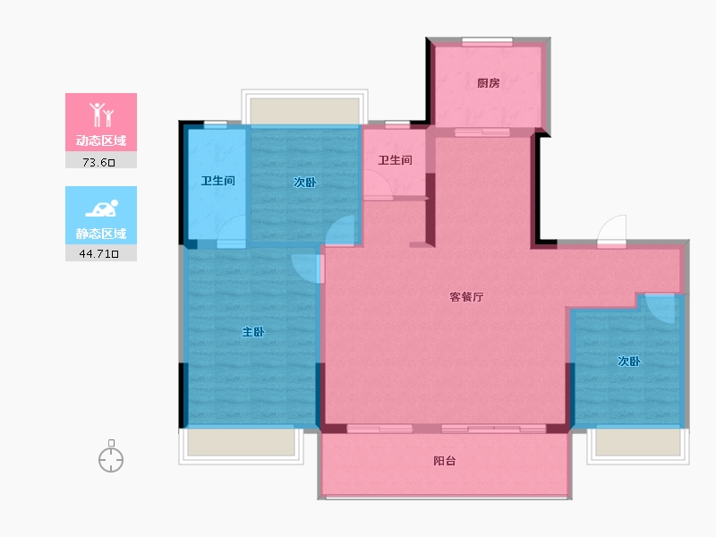 河南省-南阳市-同信府-108.00-户型库-动静分区