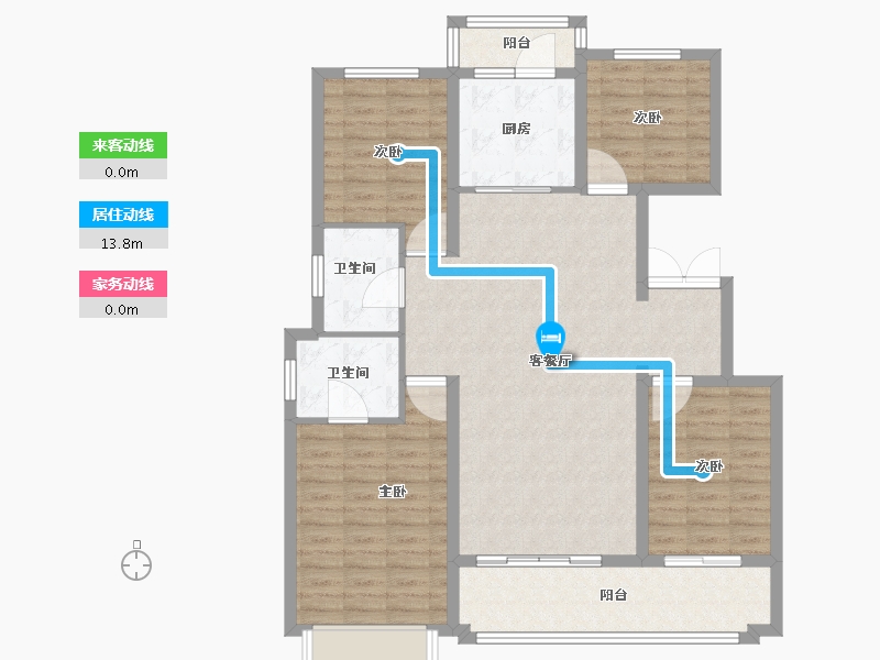 甘肃省-定西市-宏安尚品-112.00-户型库-动静线