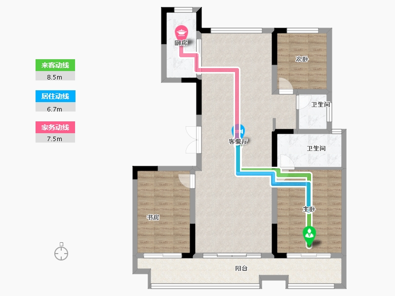 河南省-商丘市-住友·翰林府-100.00-户型库-动静线