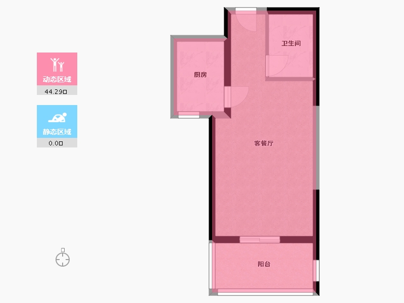 陕西省-西安市-黄金嘉境-39.00-户型库-动静分区