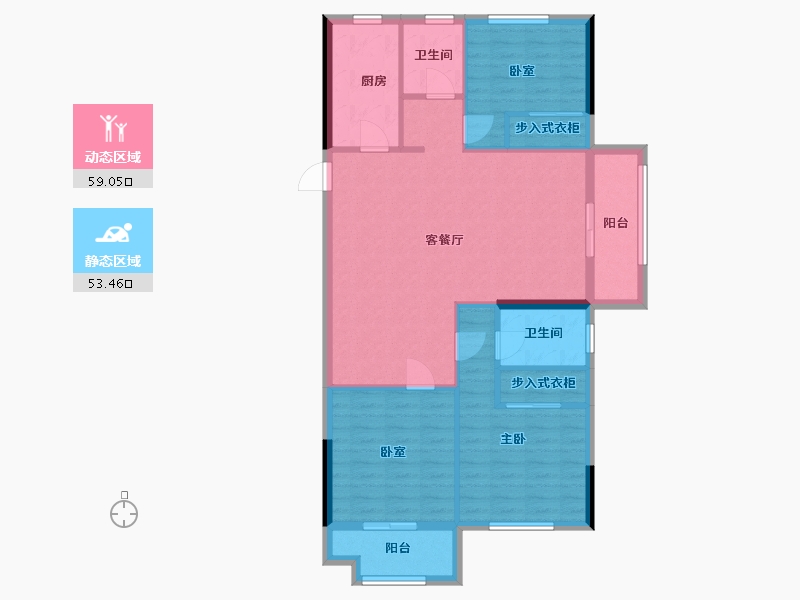 福建省-福州市-三盛璞悦府2期-102.00-户型库-动静分区