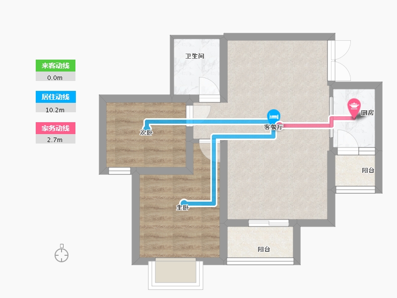 广东省-深圳市-一冶广场-47.67-户型库-动静线