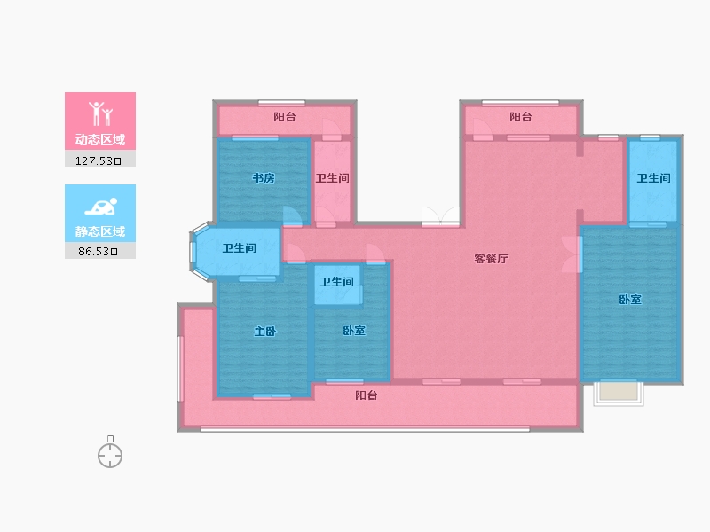 河北省-保定市-中山瑞府-192.00-户型库-动静分区