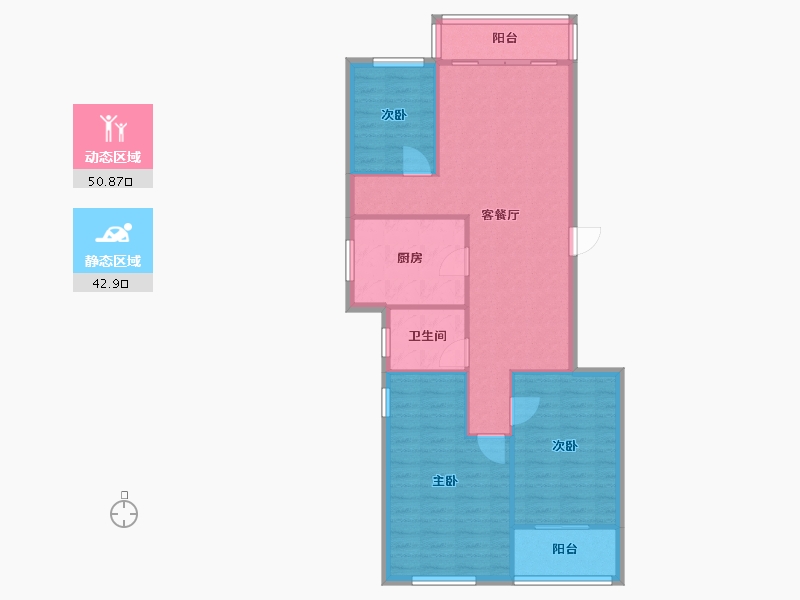 安徽省-合肥市-古井丰水源-89.28-户型库-动静分区