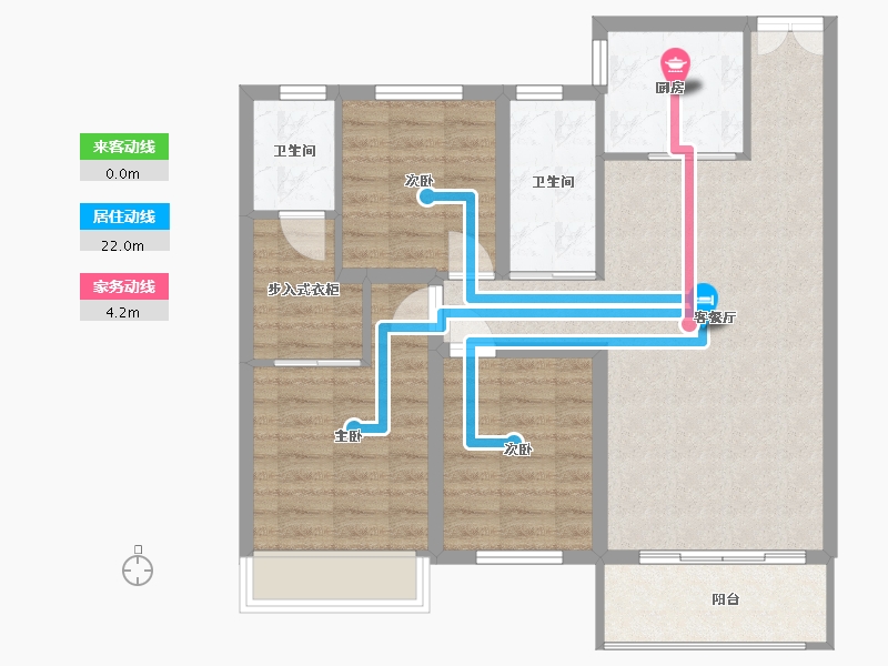 河南省-信阳市-玖龙府-89.00-户型库-动静线