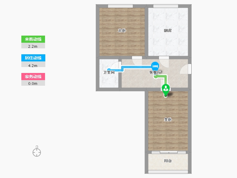 甘肃省-兰州市-飞天家属院-38.10-户型库-动静线