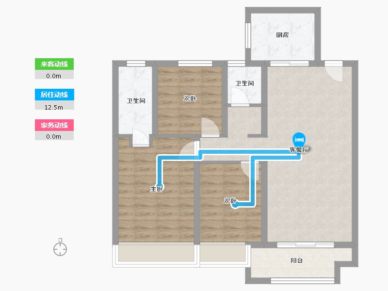 江苏省-宿迁市-兰亭锦园-118.00-户型库-动静线