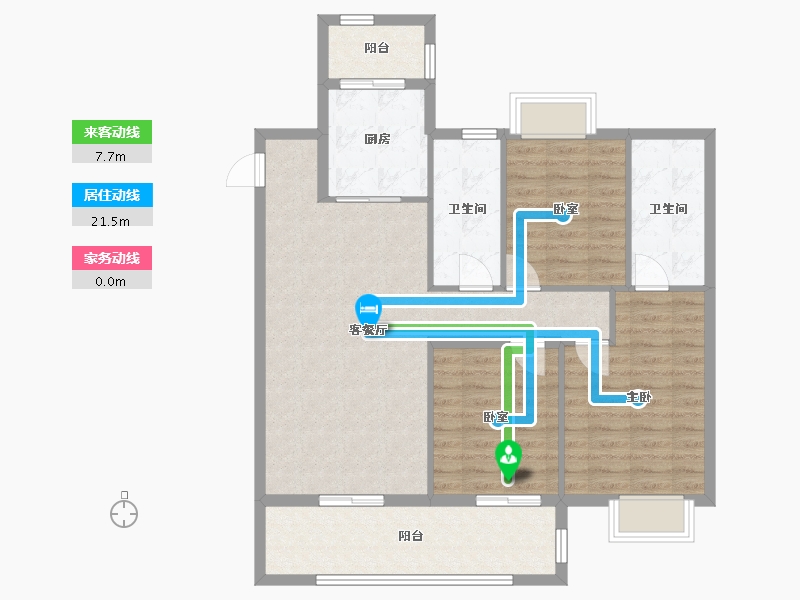 湖北省-黄冈市-南城馨语-102.21-户型库-动静线