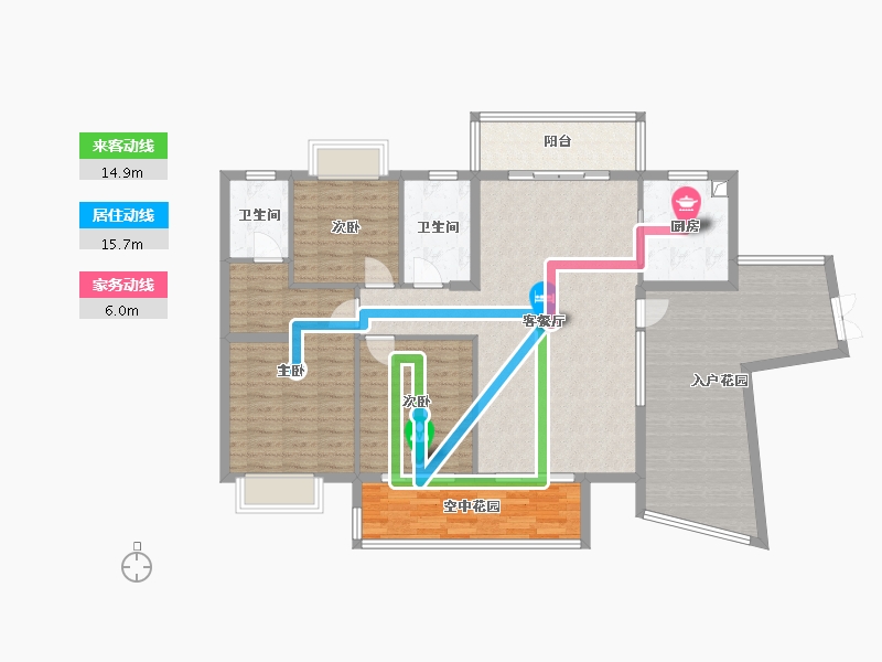 广东省-肇庆市-泰湖新城-123.01-户型库-动静线