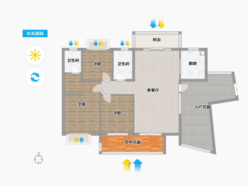 广东省-肇庆市-泰湖新城-123.01-户型库-采光通风