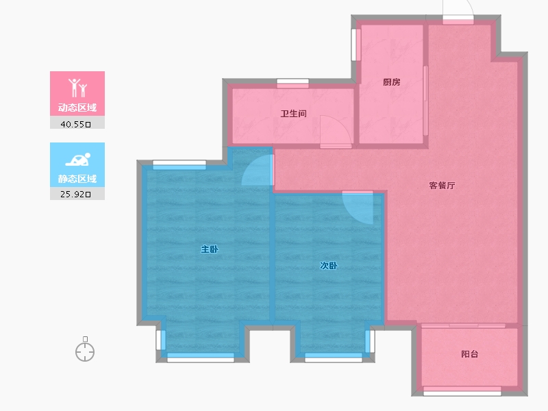 浙江省-湖州市-石榴玉兰湾-62.00-户型库-动静分区