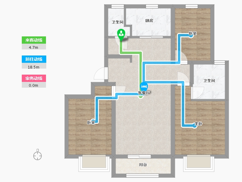 河北省-唐山市-荣望府-92.80-户型库-动静线