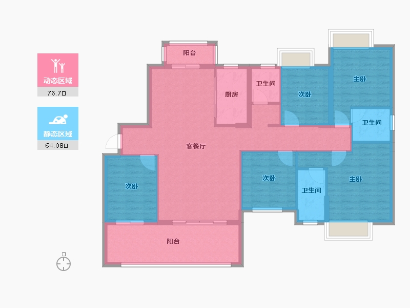 江西省-赣州市-家和新城-127.08-户型库-动静分区