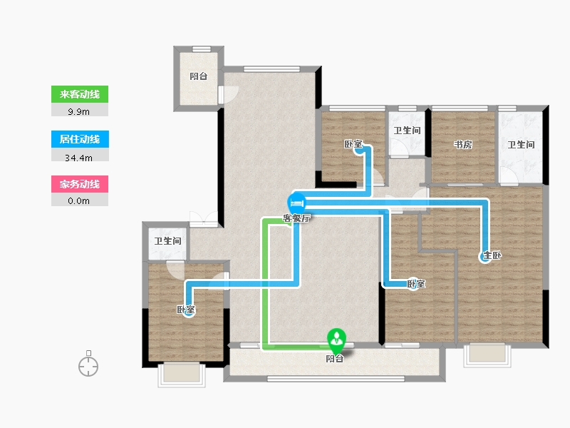 山东省-菏泽市-凯兴府-176.00-户型库-动静线