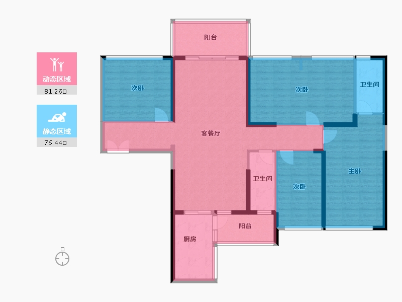 广西壮族自治区-百色市-龙景天际-118.78-户型库-动静分区