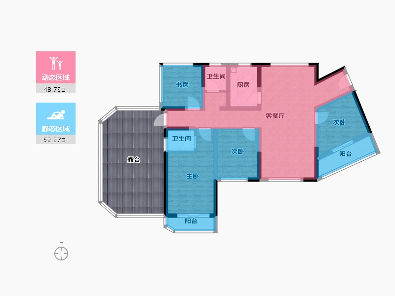 四川省-眉山市-聚亿天府锦城三期-120.00-户型库-动静分区