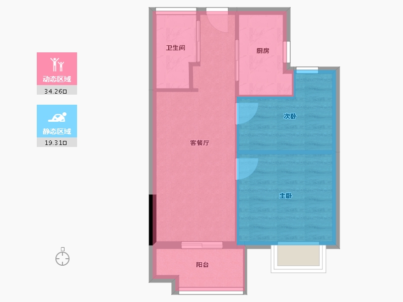 福建省-福州市-馨朗庭-48.00-户型库-动静分区