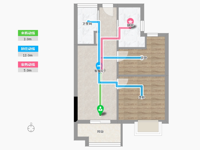 福建省-福州市-馨朗庭-48.00-户型库-动静线