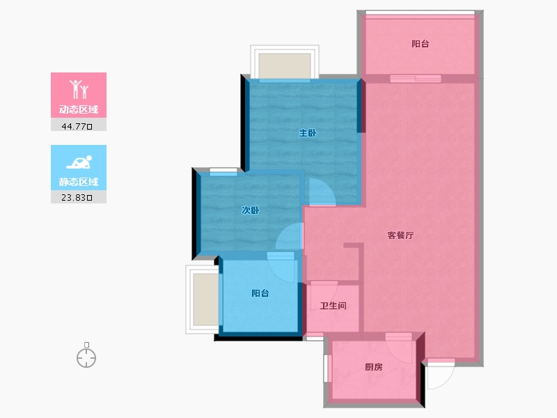 广西壮族自治区-柳州市-大唐观邸-77.47-户型库-动静分区