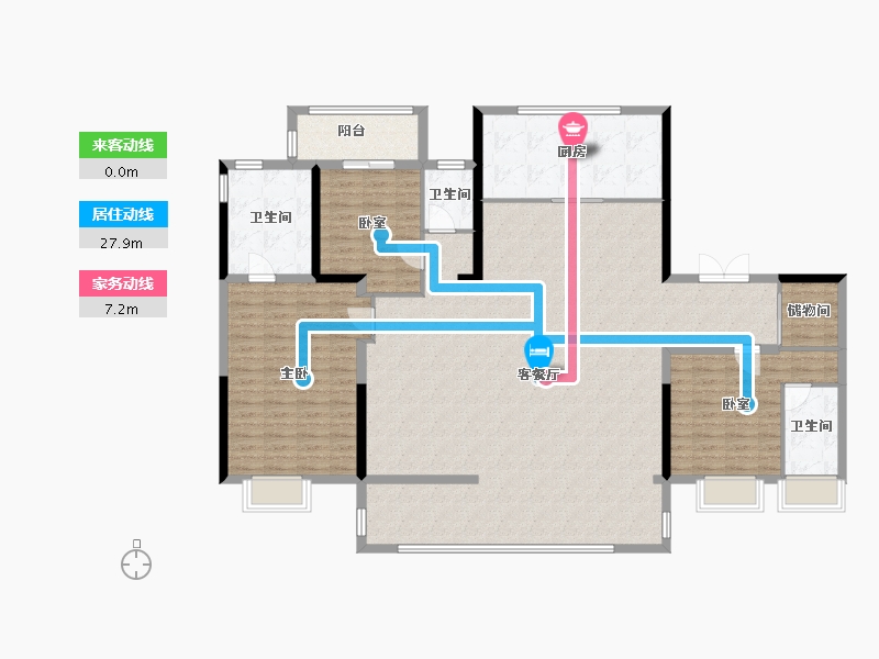 浙江省-温州市-保利·天珺-168.16-户型库-动静线