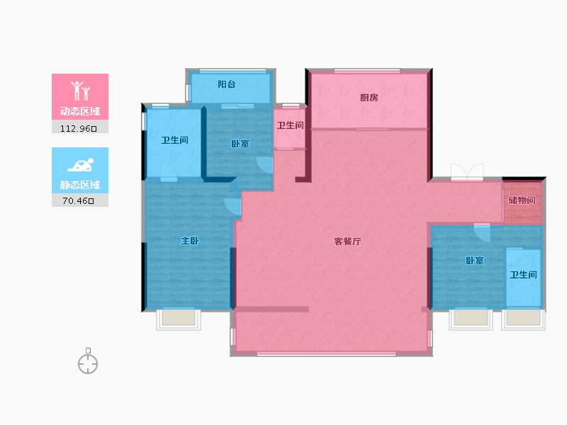 浙江省-温州市-保利·天珺-168.16-户型库-动静分区