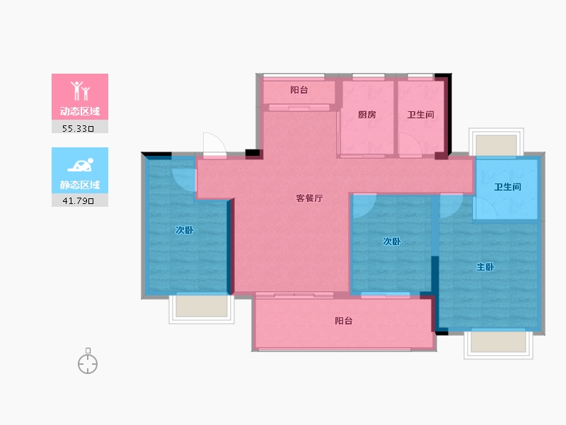 江西省-上饶市-友邦状元城-88.02-户型库-动静分区