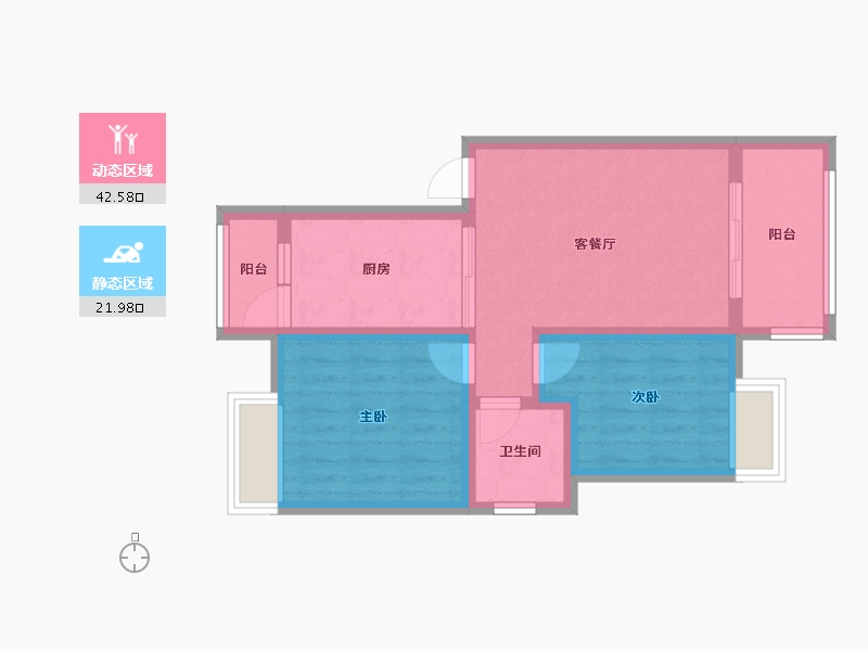 广西壮族自治区-桂林市-联发欣悦-55.10-户型库-动静分区