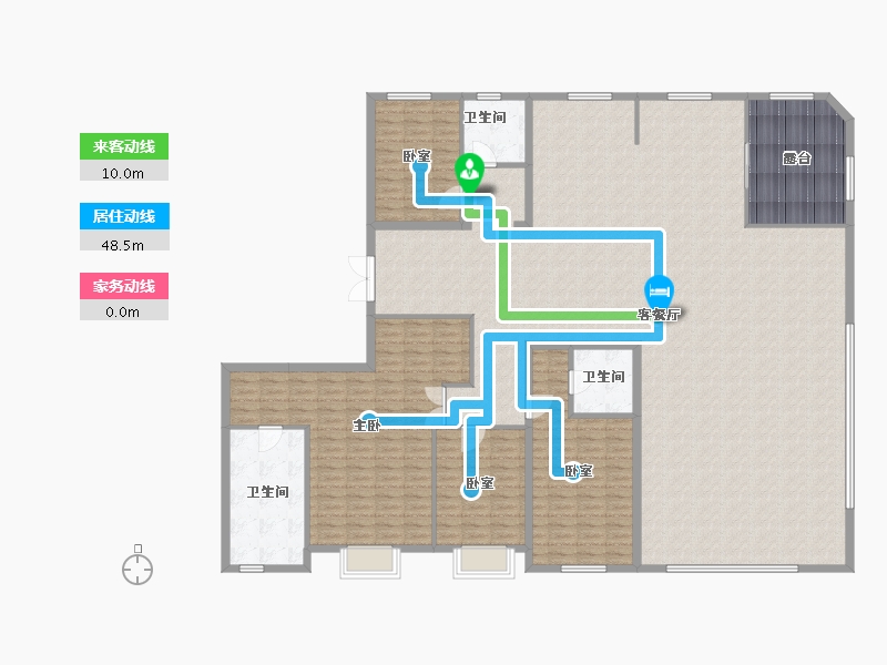 浙江省-温州市-保利·天珺-252.00-户型库-动静线