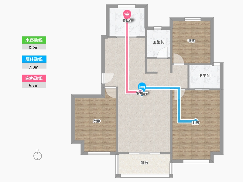 江苏省-苏州市-建发独墅湾-94.10-户型库-动静线